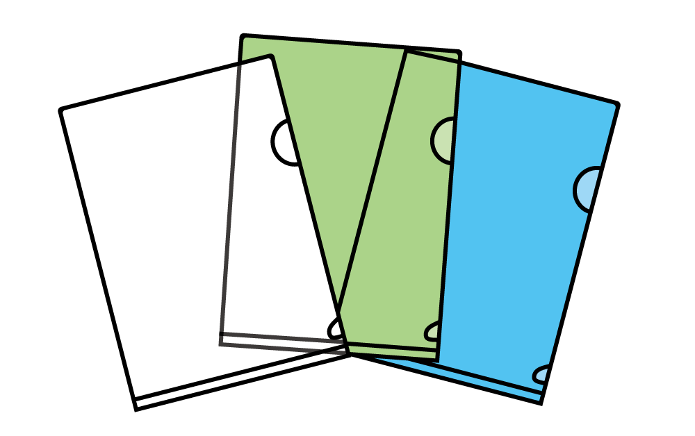 クリアファイル (規格品)